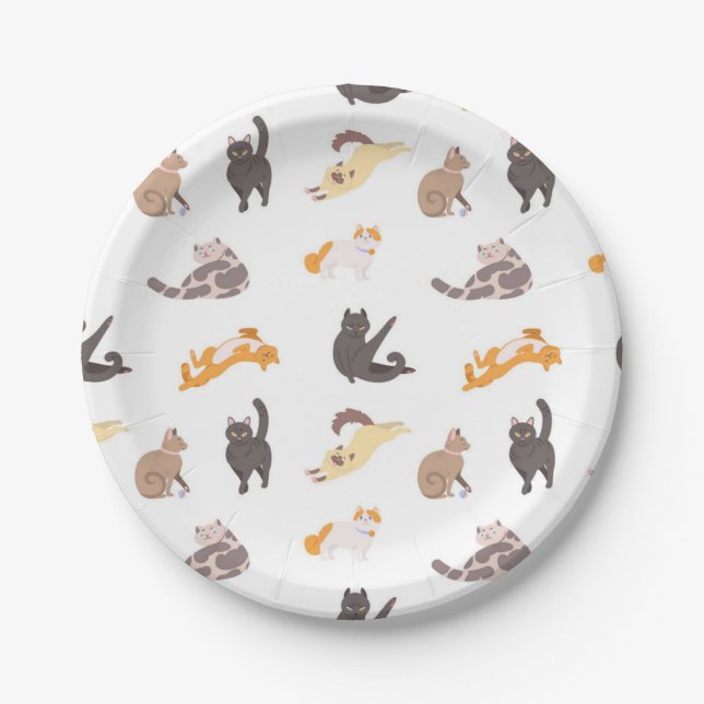 Assiettes En Carton Motif (Devant)