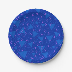 Assiettes En Carton Motif abstrait