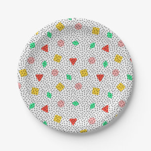 Assiettes En Carton motif Abstrait