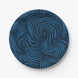 Assiettes En Carton motif Abstrait