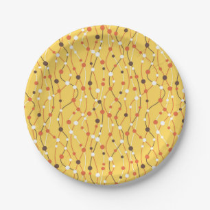 Assiettes En Carton motif Abstrait