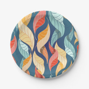 Assiettes En Carton Motif automne