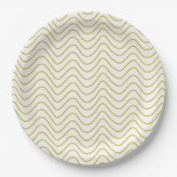 Motif Chevron Lime Green sur Crème White Zigzag