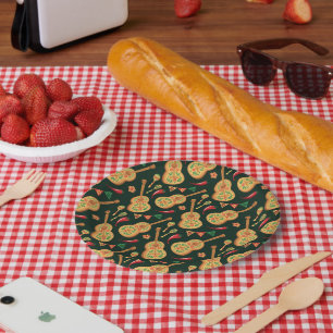 Assiettes En Carton Motif Cinco De Mayo Mexicain