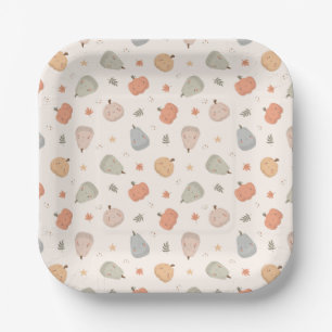Assiettes En Carton Motif Citrouille agréable - Plaques papier