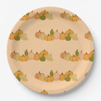 Assiettes En Carton Motif citrouille Plaques papier - Halloween Party
