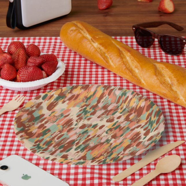 Assiettes En Carton Motif citrouille Spice (Pique-nique)