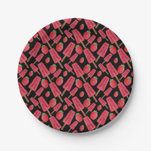 Assiettes En Carton Motif crème glacée   motif Lollies   lollipop 10