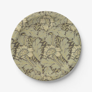 Assiettes En Carton Motif d'anémone de William Morris