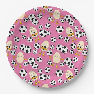 Assiettes En Carton Motif de football Egghead