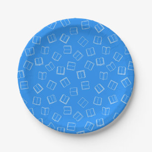 Assiettes En Carton Motif de livre