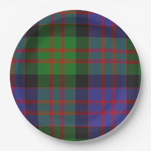 Assiettes En Carton Motif de MacDonald Scottish Clan Tartan Plaid