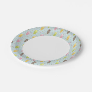 Assiettes En Carton Motif de Milkshake