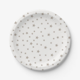 Assiettes En Carton Motif d'étoiles