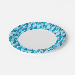 Assiettes En Carton motif d'hiver de l'Harlequin