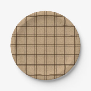 Assiettes En Carton Motif double