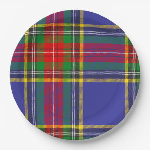 Assiettes En Carton Motif écossais Plaid de MacBeth Tartan