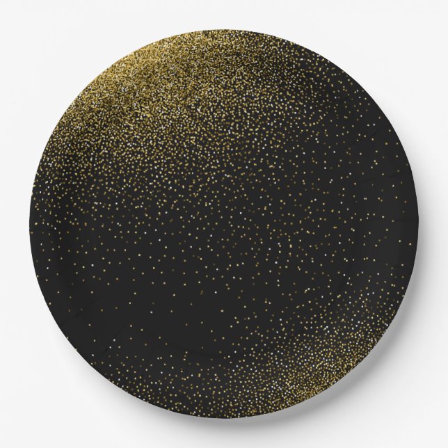 Assiettes En Carton Motif Gradient 4 (Devant)