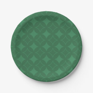 Assiettes En Carton Motif Green Shippo