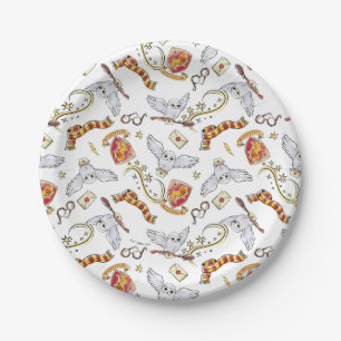 Assiettes En Carton Motif Hedwig GRYFFINDOR™