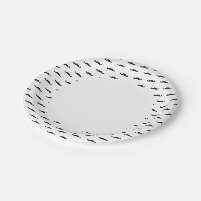 Assiettes En Carton motif Hipster (Angle)