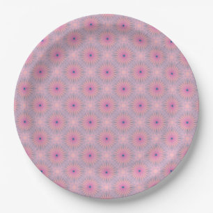 Assiettes En Carton Motif Mandala