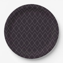 Motif moderne foncé violet et gris diamant