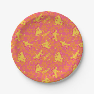 Assiettes En Carton Motif Scooby-Doo Disco super