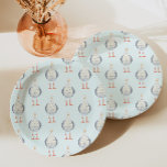 Assiettes En Carton Motif Seagull<br><div class="desc">Cute et drôle de motif de mouettes.</div>