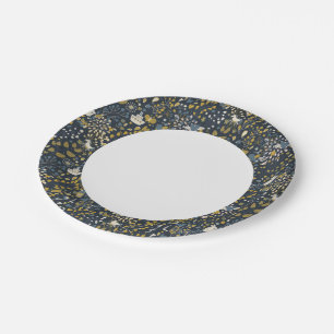 Assiettes En Carton motif vintage Abstrait