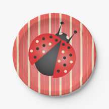 Motifs mignons avec Baby shower Ladybugs