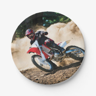 Assiettes En Carton Motocross lance l'oreiller