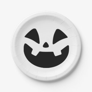 Assiettes En Carton Mug d'Halloween éffrayant Jack-o'lanterne