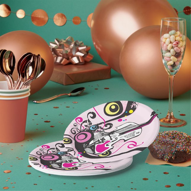 Assiettes En Carton Musique violon (Créateur téléchargé)