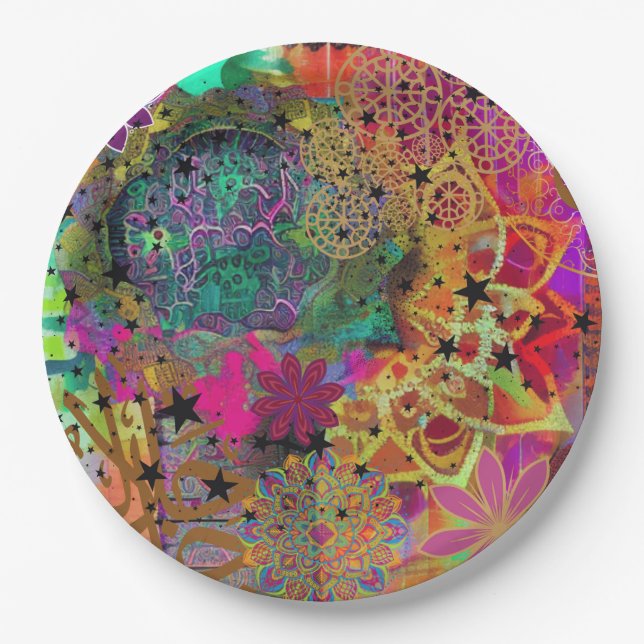 Assiettes En Carton Musulman respectueux (Devant)