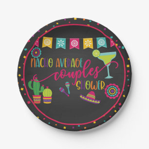 Assiettes En Carton Nacho Couples moyens Douche Plaque de fête - WH
