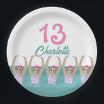 Assiettes En Carton Nageurs artistiques modernes 13ème anniversaire fê<br><div class="desc">Produits de fête de fille nageur anniversaire fille. Artistique nageurs design cadeau dans les couleurs pastel. Cinq femmes de baignade artistiques dans la piscine. Un cadeau d'équipe moderne chic nage. Cadeaux d'équipe de natation synchronisés,  cadeaux d'équipe de natation synchronisés. Des nageuses artistiques des idées cadeaux d'équipe de filles vintages.</div>