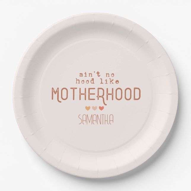Assiettes En Carton N'Aint Pas De Hotte Comme La Mère (Devant)