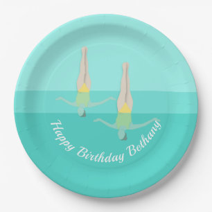 Assiettes En Carton Natation artistique