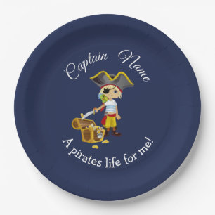 Assiettes En Carton Nautical Boy Party Pirate