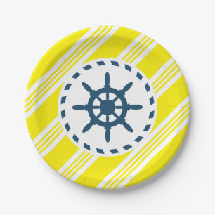 Assiettes En Carton Nautical design