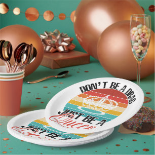 Assiettes En Carton Ne pas être une plaque de papier à glisser