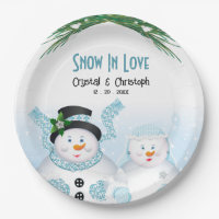 Neige dans l'amour Mariage d'hiver