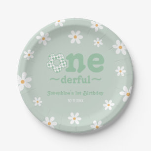 Assiettes En Carton N'est-elle pas magnifique rétro Sage Floral Annive