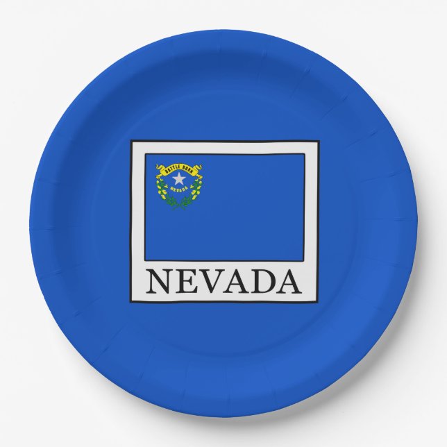 Assiettes En Carton Nevada (Devant)