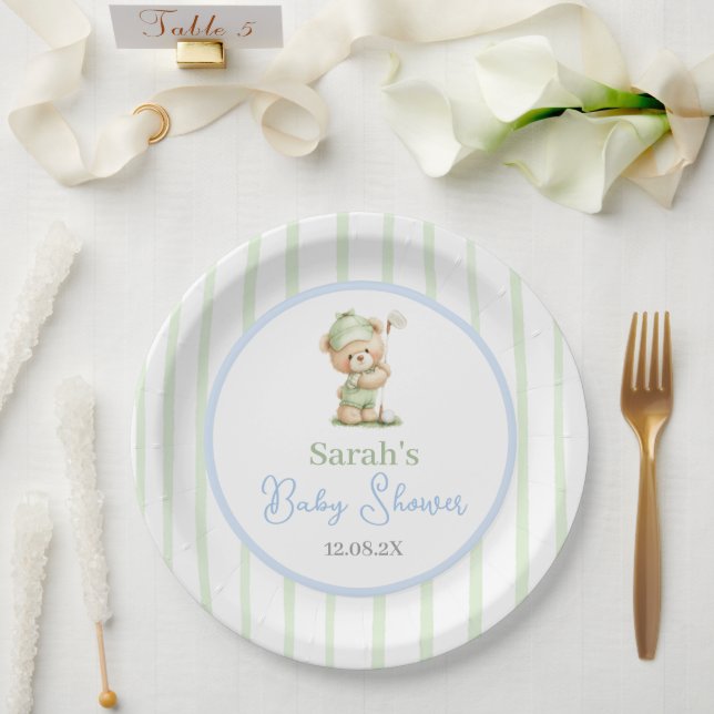 Assiettes En Carton New to the Club Baby Shower (Mariage)