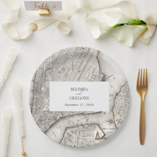 Assiettes En Carton New York City Destination Mariage NYC