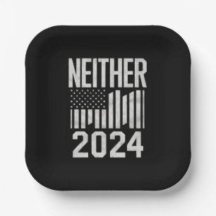 Assiettes En Carton Ni 2024 Drôle d'élection politique 2024