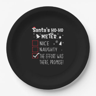 Assiettes En Carton Nice Naughty The Was There Promise Christmas