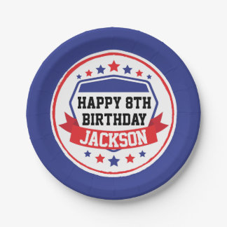 Assiettes En Carton Ninja Warrior Boys Party